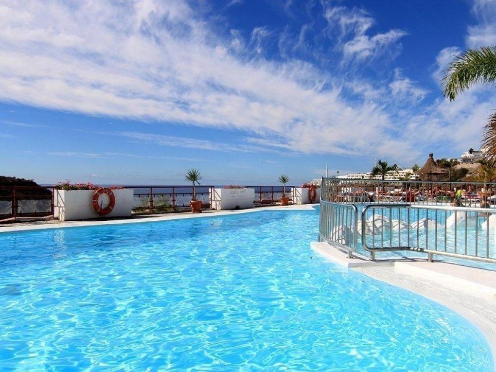 Swimming pool : Apartment  for sale in Guanabara Park,  Puerto Rico, Barranco Agua La Perra, Gran Canaria with sea view : Ref 05645-CA
