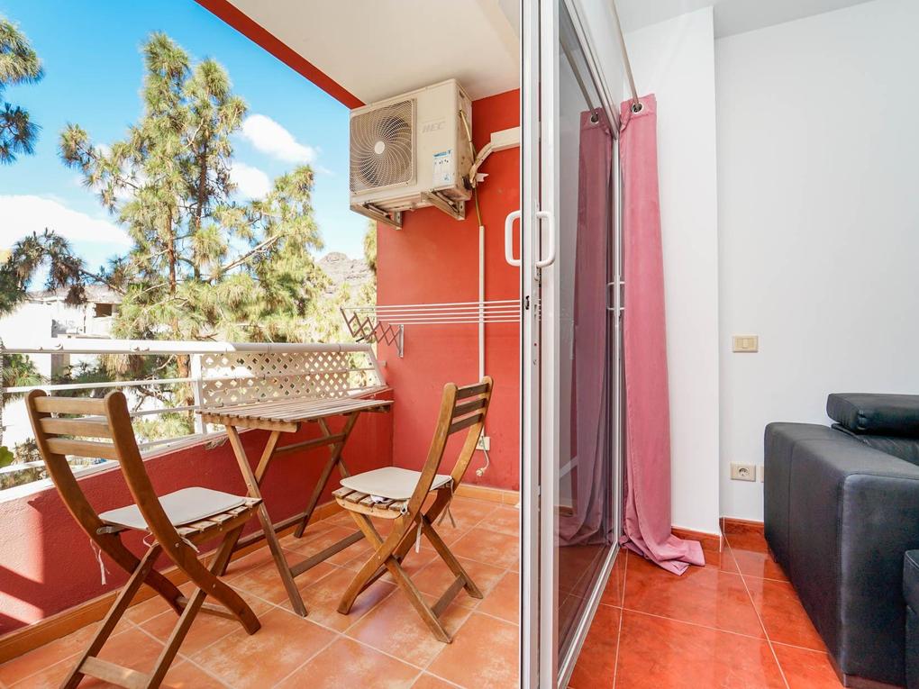 Balkon : Wohnung  zu kaufen in  Mogán, Pueblo de Mogán, Gran Canaria  : Ref 05756-CA