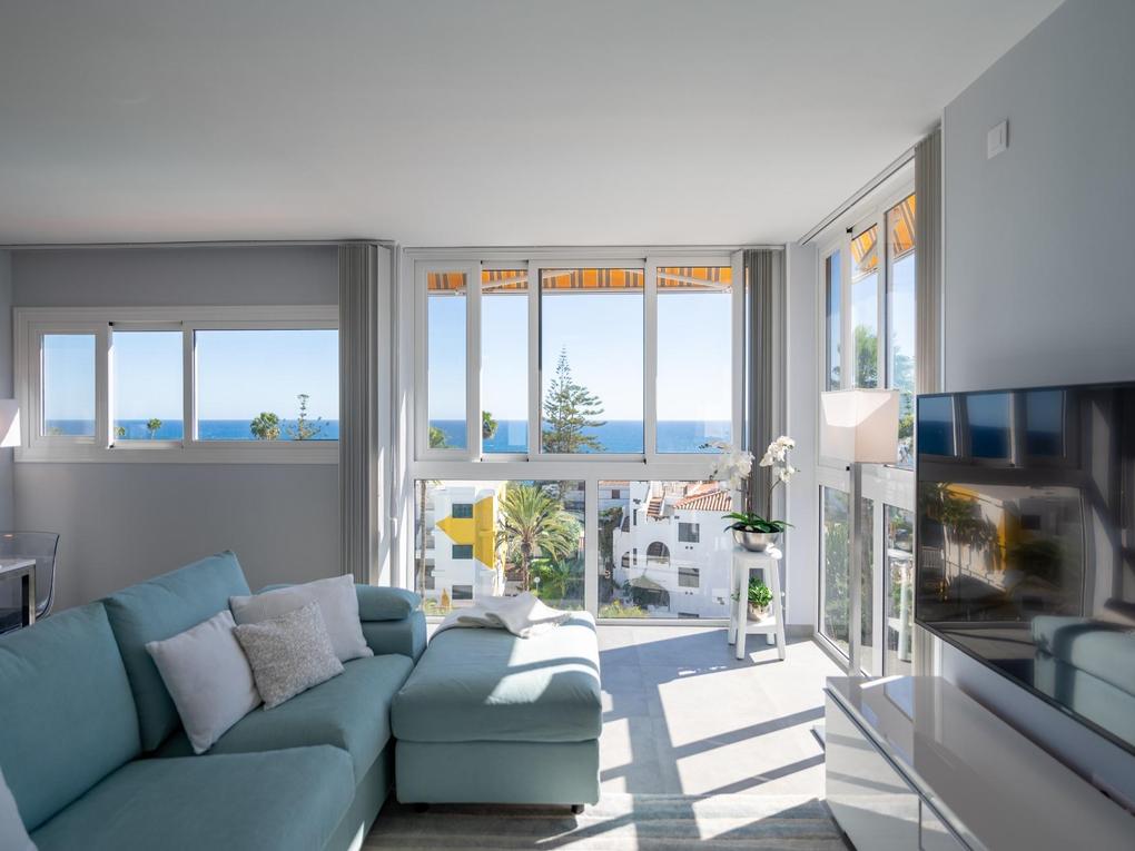 Lägenhet  till salu  i  Playa del Inglés, Gran Canaria med havsutsikt : Ref P-539
