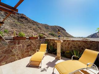 Terrasse : Dupleks til salgs i Residencial Tauro,  Tauro, Morro del Guincho, Gran Canaria  med garasje : Ref 05719-CA