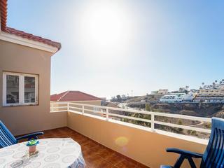 Terrasse : Penthouse leilighet til salgs i Veronica,  Arguineguín, Loma Dos, Gran Canaria  med havutsikt : Ref 05721-CA