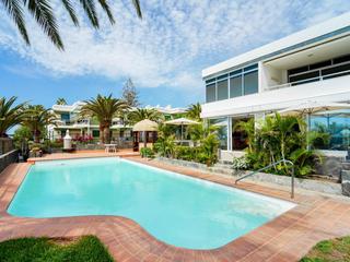 Pool : Lägenhet , i första raden till salu  i Bella Bahia,  Playa del Inglés, Gran Canaria med havsutsikt : Ref 05750-CA