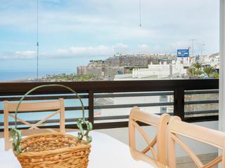 Utsikt : Lägenhet , i första raden till salu  i Doñana,  Patalavaca, Gran Canaria med havsutsikt : Ref 05748-CA
