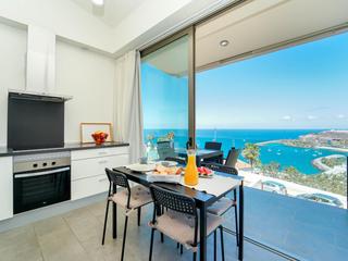 Eetkamer : Appartement te koop in Residencial Ventura,  Arguineguín, Loma Dos, Gran Canaria  met garage : Ref 05757-CA