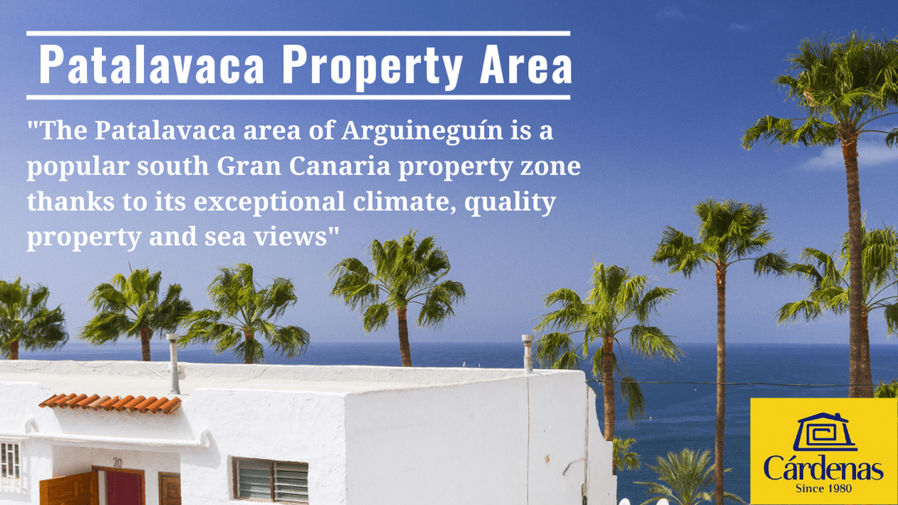 Sea view from property in Patalavaca