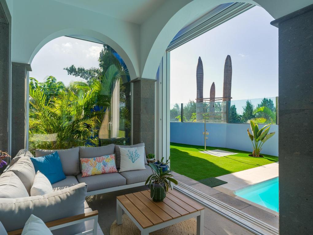 Fristående hus till salu  i  Maspalomas-Meloneras, Gran Canaria  med havsutsikt : Ref 05486