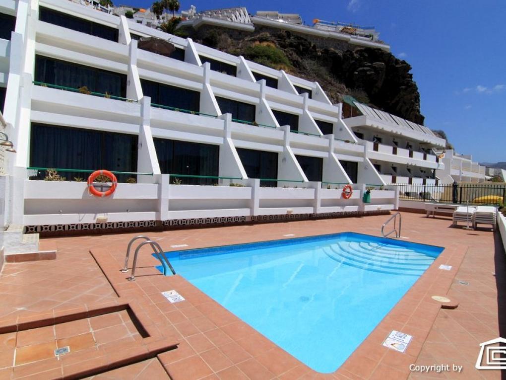 Appartement  te huur in Sanfé,  Puerto Rico, Gran Canaria met zeezicht : Ref 3554