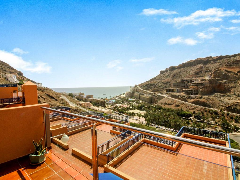 Appartement  à louer à  Taurito, Gran Canaria avec vues sur mer : Ref 4001