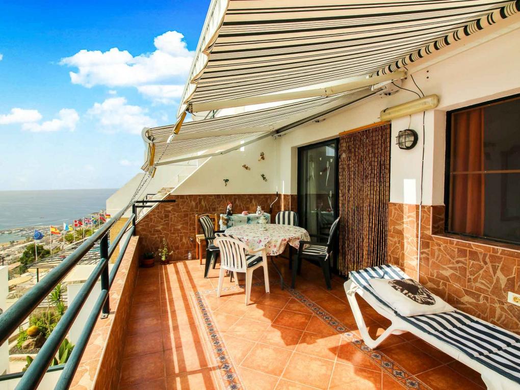Apartamento en alquiler en Scorpio,  Puerto Rico, Gran Canaria  con vistas al mar : Ref 4010