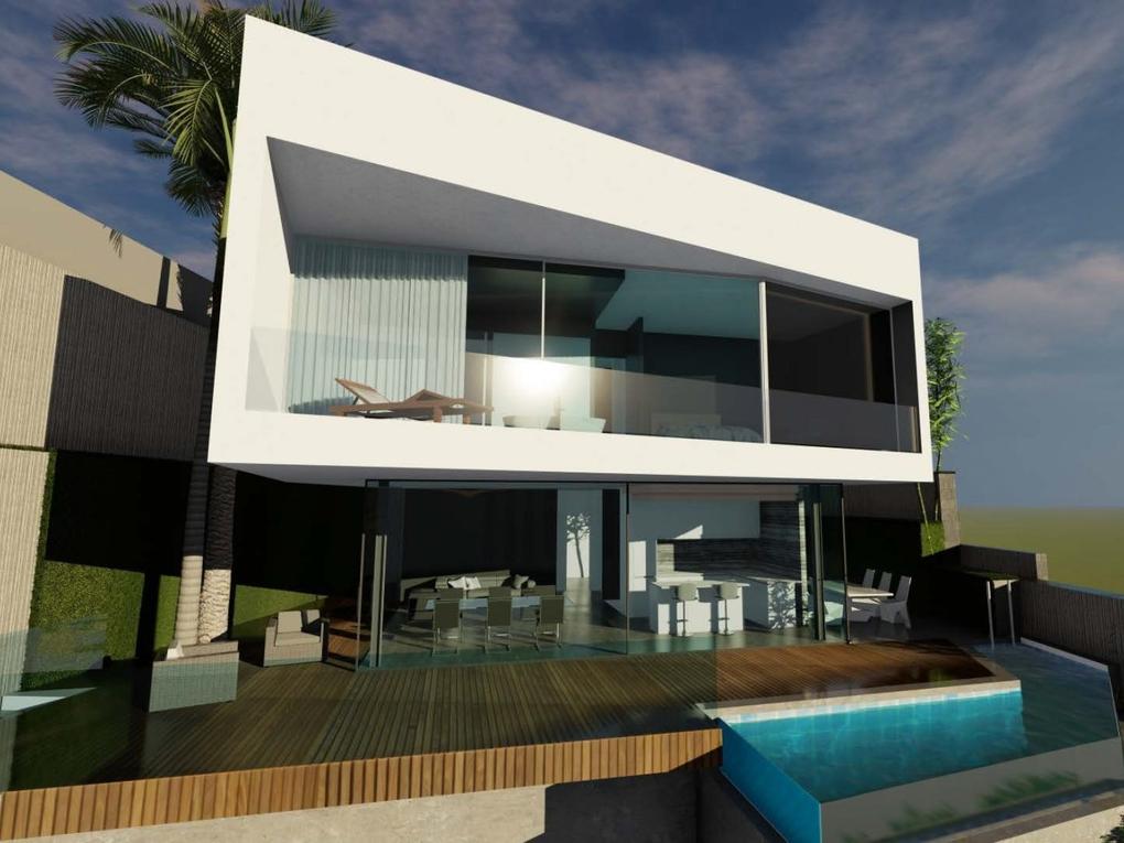 Façade : Plot of land for sale in  Arguineguín, Loma Dos, Gran Canaria  with sea view : Ref 05236-CA