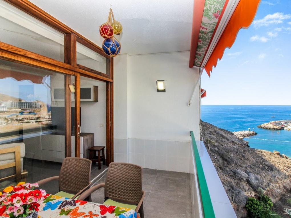 Lägenhet för uthyrning i La Cascada,  Puerto Rico, Gran Canaria  med havsutsikt : Ref 05309-CA