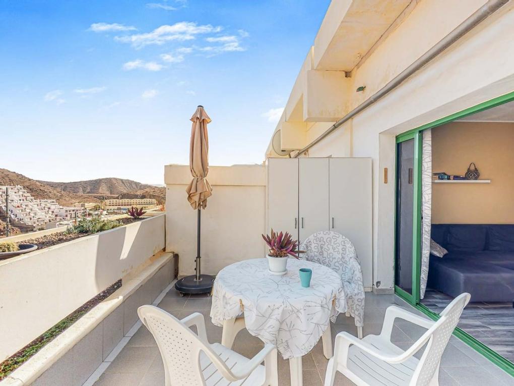 Terraza : Apartamento en venta en Malibu,  Puerto Rico, Gran Canaria   : Ref 05353-CA