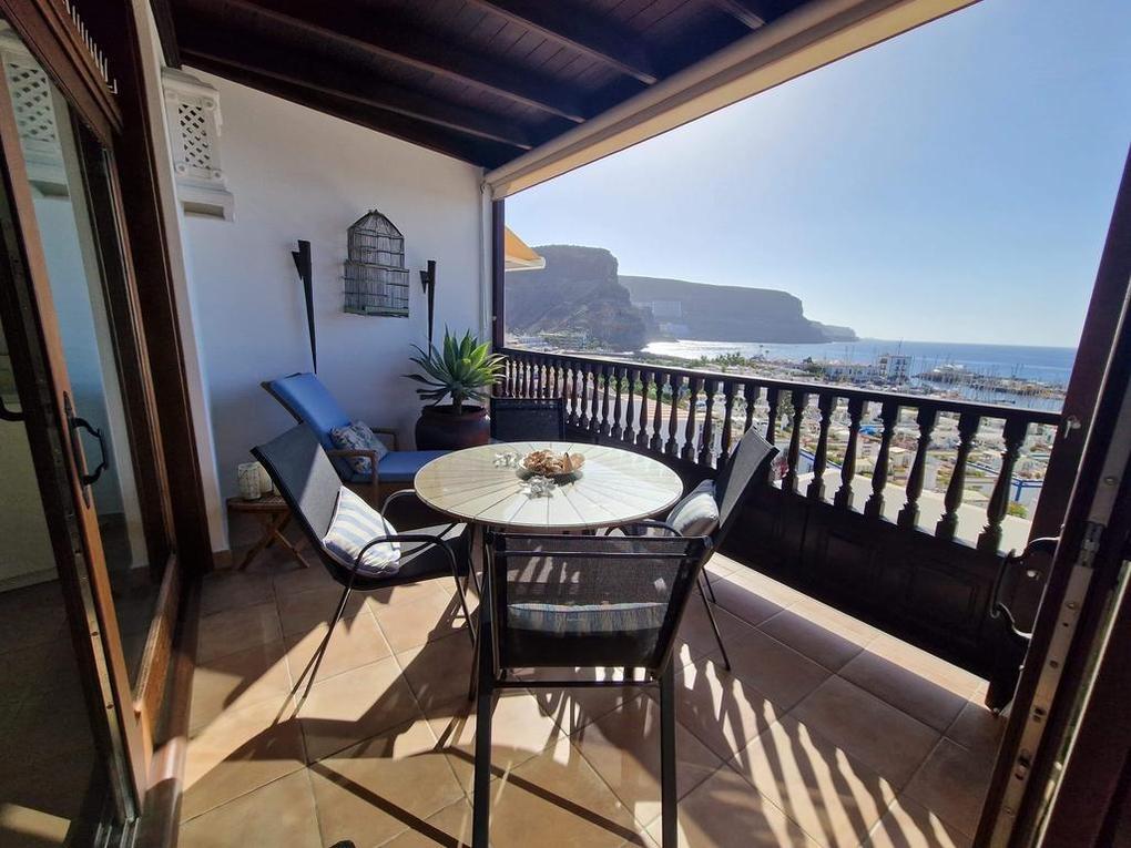 Vistas : Apartamento en venta en Puerto Panorama,  Mogán, Puerto y Playa de Mogán, Gran Canaria , en primera línea con vistas al mar : Ref 05444-CA