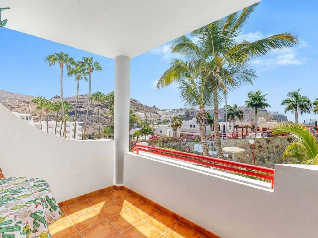 Terraza : Apartamento en venta en Cardenal,  Playa del Cura, Gran Canaria  con vistas al mar : Ref 05448-CA