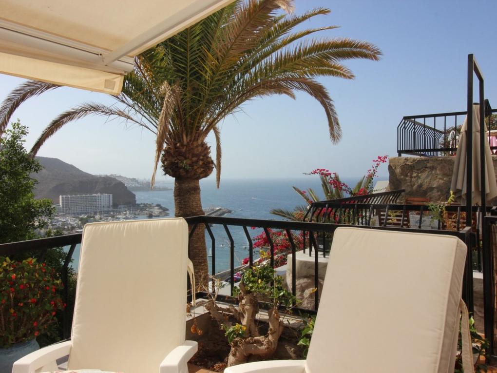Bungalow  to rent in Roque Nublo,  Puerto Rico, Gran Canaria with sea view : Ref 05461-CA