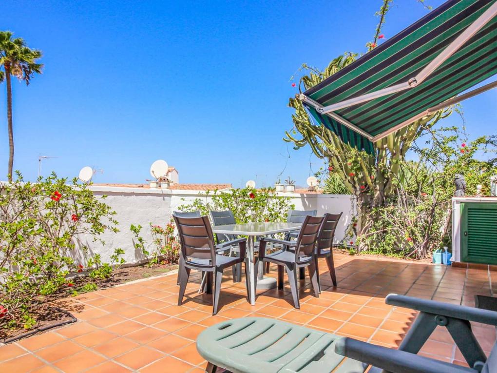 Terrace : Bungalow  for sale in Club 25,  Playa del Inglés, Gran Canaria with garage : Ref 05469-CA
