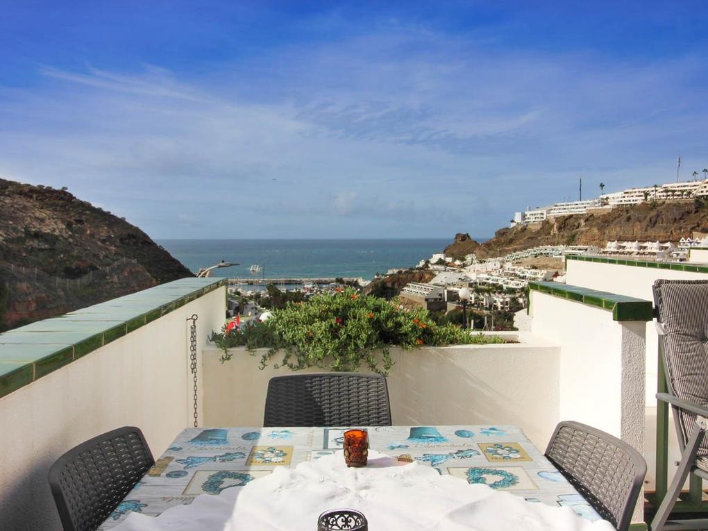 Vistas : Apartamento en venta en Halley,  Puerto Rico, Barranco Agua La Perra, Gran Canaria  con vistas al mar : Ref 05529-CA