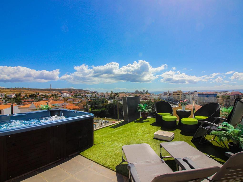 Terraza : Apartamento en venta en Sydenbygg I,  Arguineguín, Loma Dos, Gran Canaria  con garaje : Ref 05552-CA