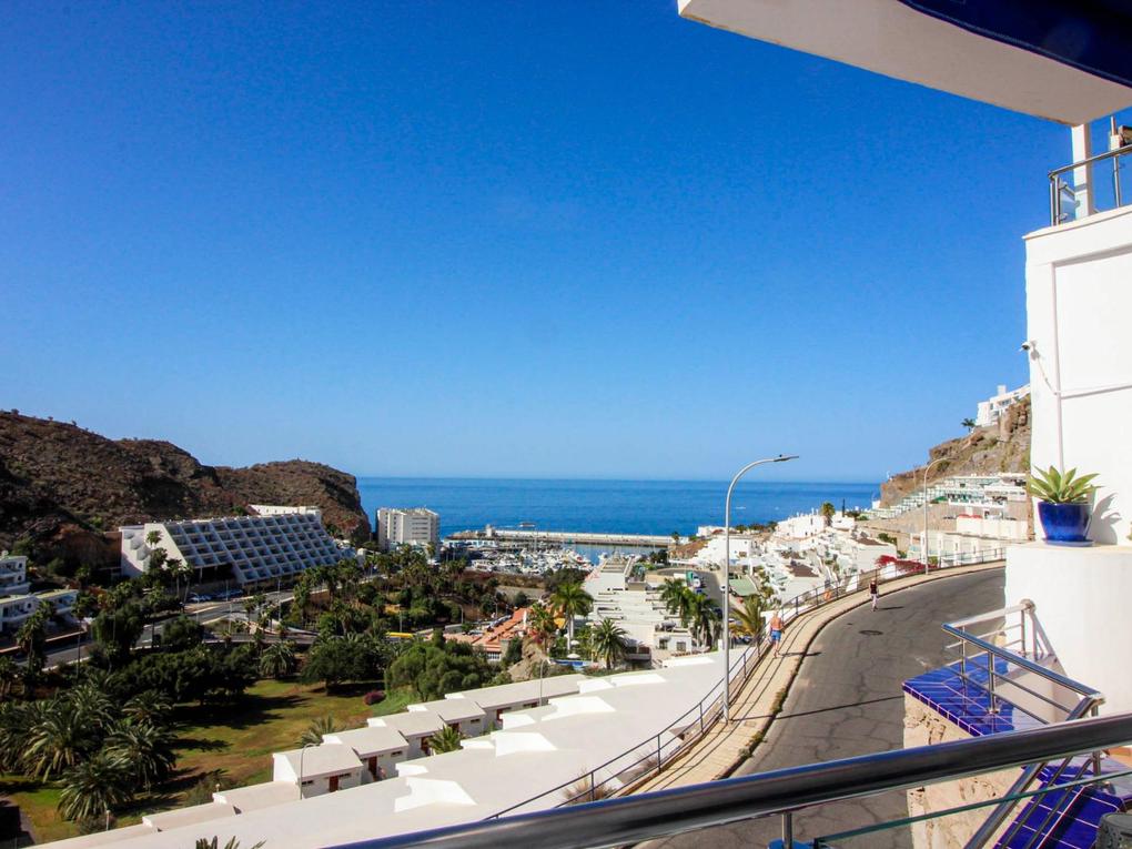 Utsikt : Lägenhet  till salu  i Vista Puerto,  Puerto Rico, Barranco Agua La Perra, Gran Canaria med havsutsikt : Ref 05571-CA