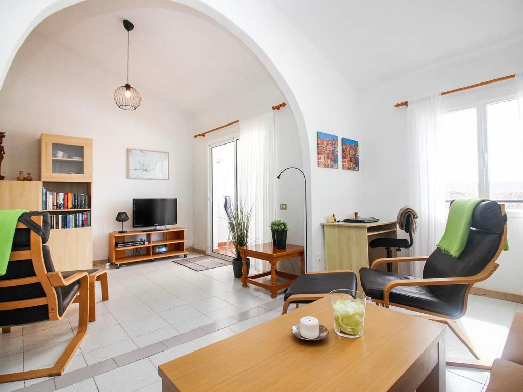 Salón : Apartamento en venta en Kiara,  Arguineguín Casco, Gran Canaria  con vistas al mar : Ref 05596-CA