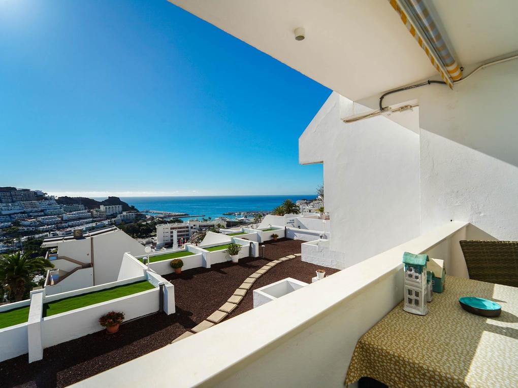 Uitzicht : Appartement  te koop in Puerto Plata,  Puerto Rico, Gran Canaria met zeezicht : Ref 05695-CA