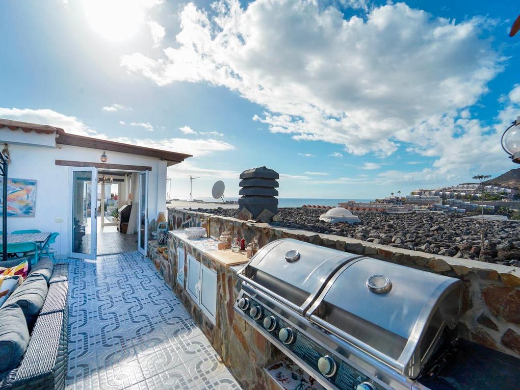 Terrace : Bungalow for sale in Caideros,  Patalavaca, Los Caideros, Gran Canaria  with sea view : Ref 05669-CA