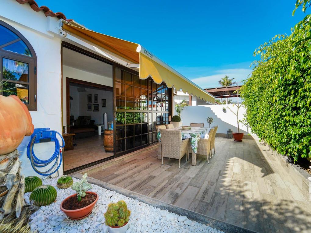Terrasse : Bungalow en vente à Aries,  Maspalomas, Gran Canaria   : Ref 05696-CA