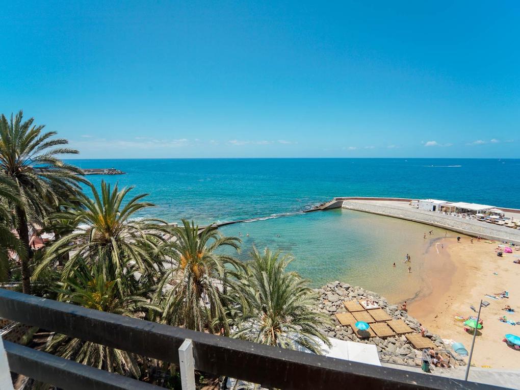 Utsikt : Leilighet , I første strandlinje til salgs i La Lajilla,  Arguineguín Casco, Gran Canaria med havutsikt : Ref 05751-CA