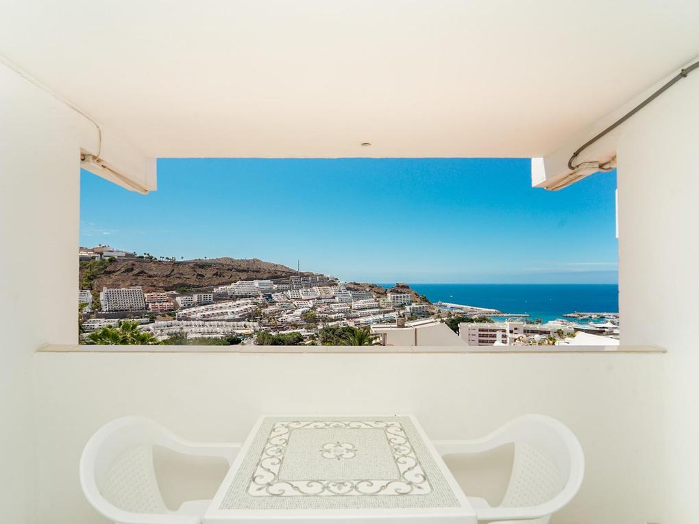 Terrasse : Studio en vente à Puerto Plata,  Puerto Rico, Gran Canaria  avec vues sur mer : Ref 05775-CA