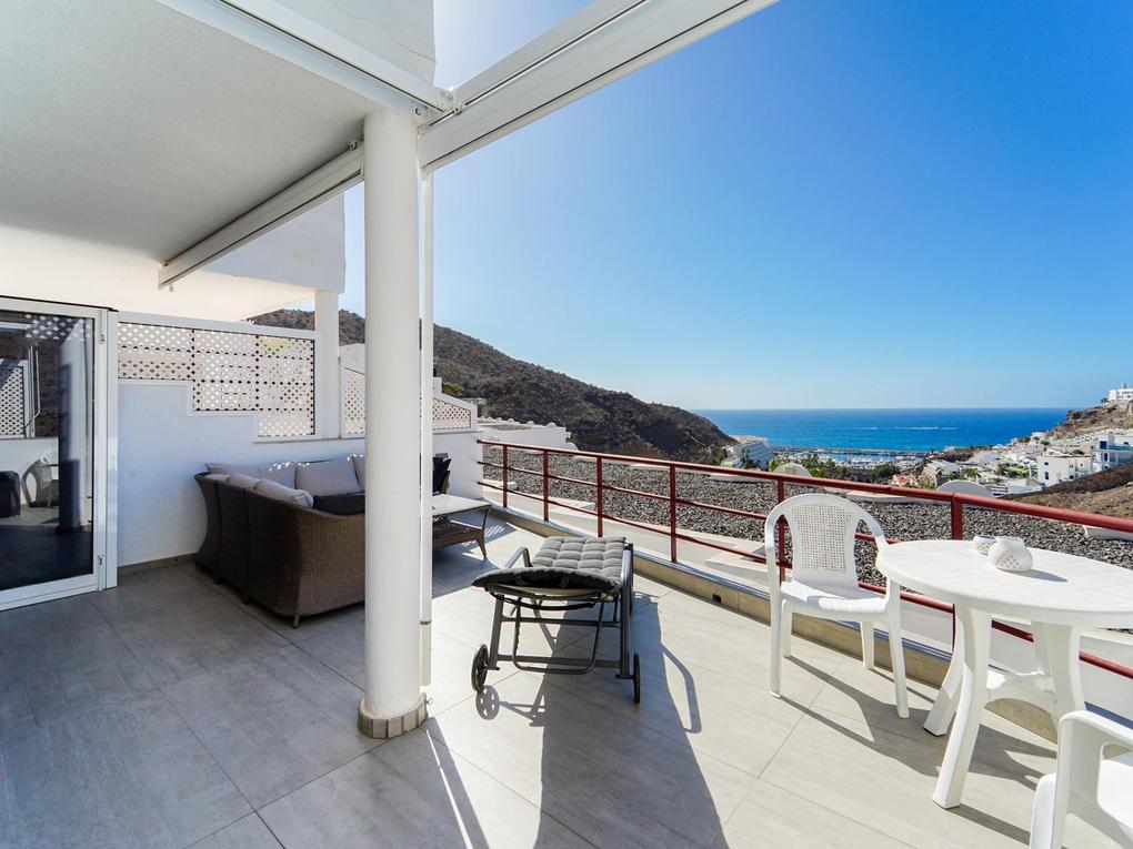 Appartement  te koop in Guanabara Park,  Puerto Rico, Barranco Agua La Perra, Gran Canaria met zeezicht : Ref 05898-CA