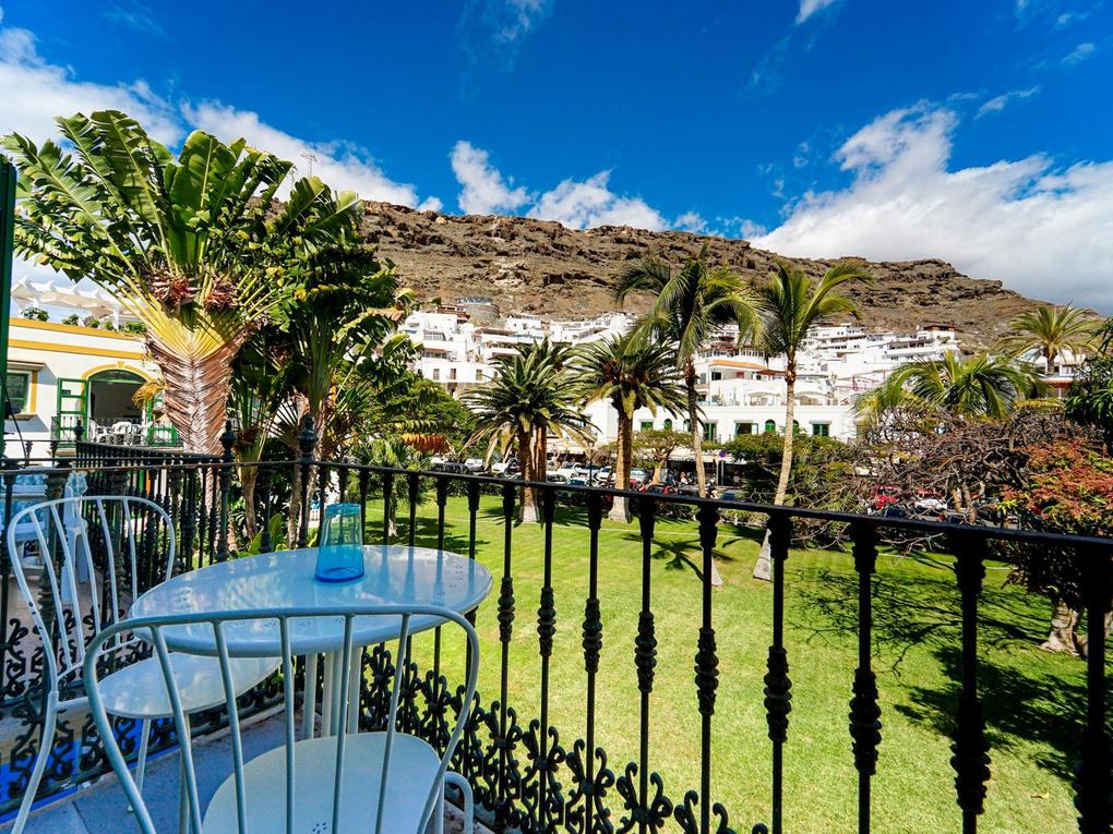 Balkon : Appartement  te koop in La Venecia de Mogan,  Mogán, Puerto y Playa de Mogán, Gran Canaria met zeezicht : Ref 05921-CA