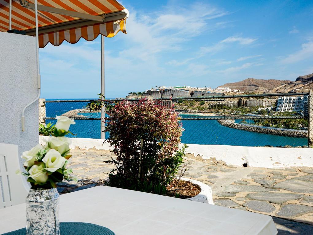 Terrasse : Appartement en vente à Danubio,  Patalavaca, Gran Canaria  avec vues sur mer : Ref 05953-CA