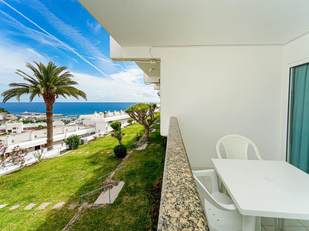Terrace : Studio  for sale in Puerto Plata,  Puerto Rico, Gran Canaria with sea view : Ref 05943-CA