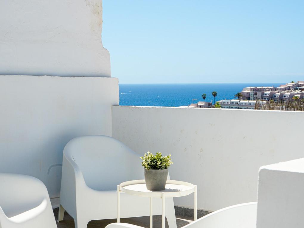 Terrace : Apartment  for sale in  Los Caideros-Anfi del Mar, Gran Canaria  : Ref 05996-CA