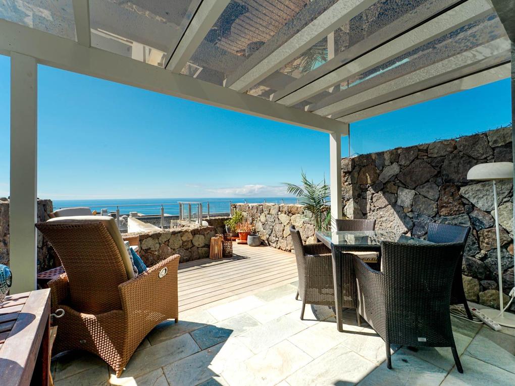 Terrasse : Dupleks til salgs i Altos de Arguineguin,  Arguineguín, Loma Dos, Gran Canaria  med garasje : Ref 06021-CA