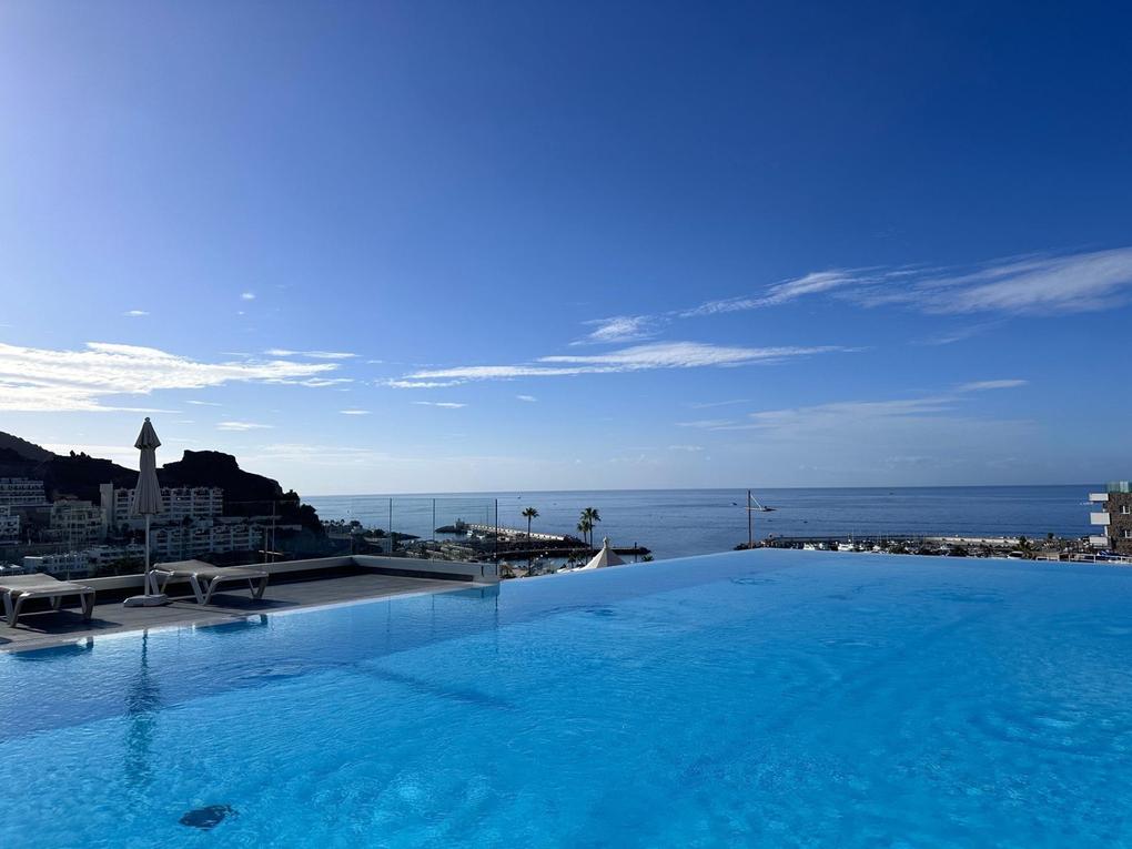 Swimming pool : Apartment for sale in Tindaya,  Puerto Rico, Gran Canaria  with sea view : Ref 06040-CA