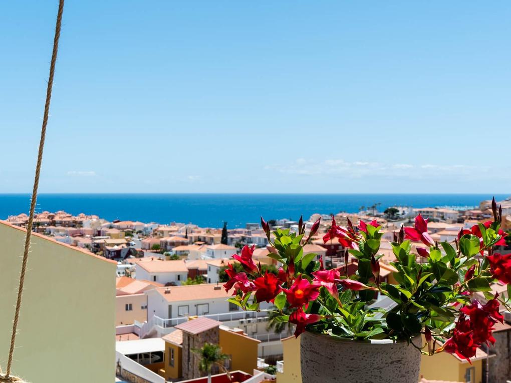 Terrasse : Maison mitoyenne en vente à Francesca,  Arguineguín, Gran Canaria  avec vues sur mer : Ref 06103-CA