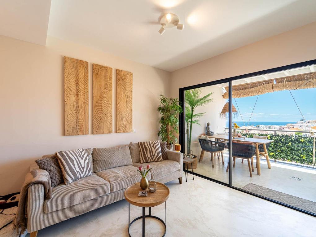 Wohnzimmer : Reihenhaus zu kaufen in Francesca, Arguineguín, Gran Canaria mit Meerblick : Ref 06103-CA
