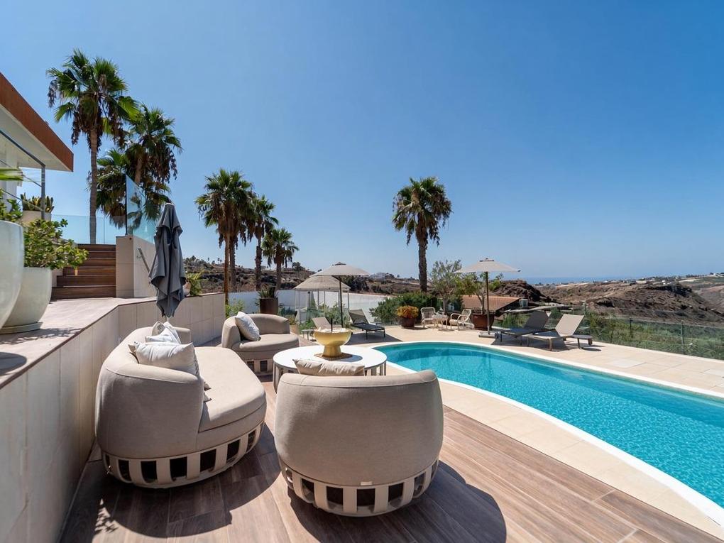 Swimming pool : House  for sale in  Montaña la DATA - Monte León, Gran Canaria with garage : Ref 06140-CA