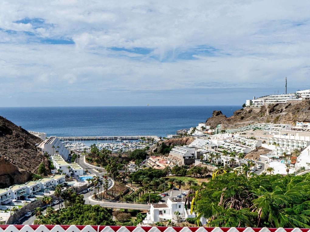 Utsikt : Lägenhet till salu  i Guanabara Park,  Puerto Rico, Barranco Agua La Perra, Gran Canaria  med havsutsikt : Ref 06152-CA