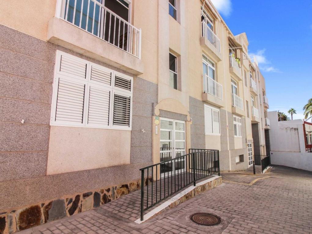 Façade : Appartement de ville en vente à  Mogán, Pueblo de Mogán, Gran Canaria  avec garage : Ref 4239-CC