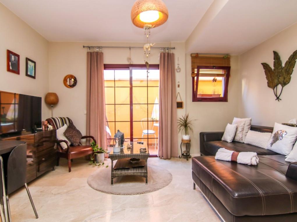 Woonkamer : Appartement  te koop in Las Tejas,  Mogán, Pueblo de Mogán, Gran Canaria  : Ref 4439-CC