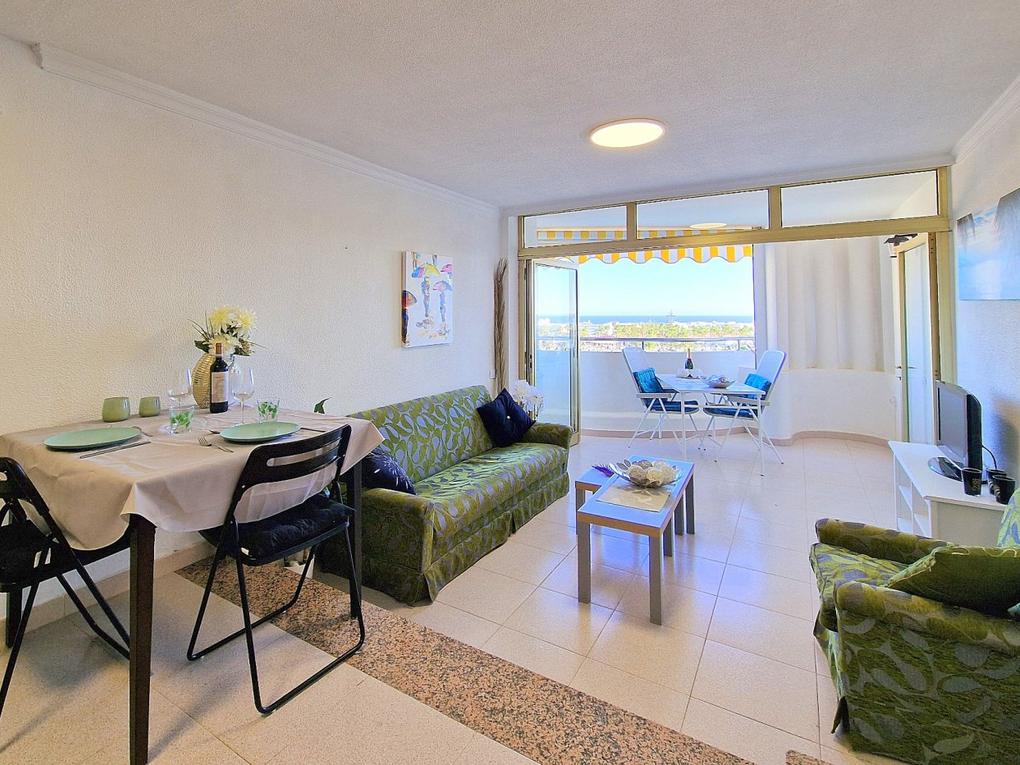 Appartement  en vente à  Playa del Inglés, Gran Canaria avec vues sur mer : Ref A812O