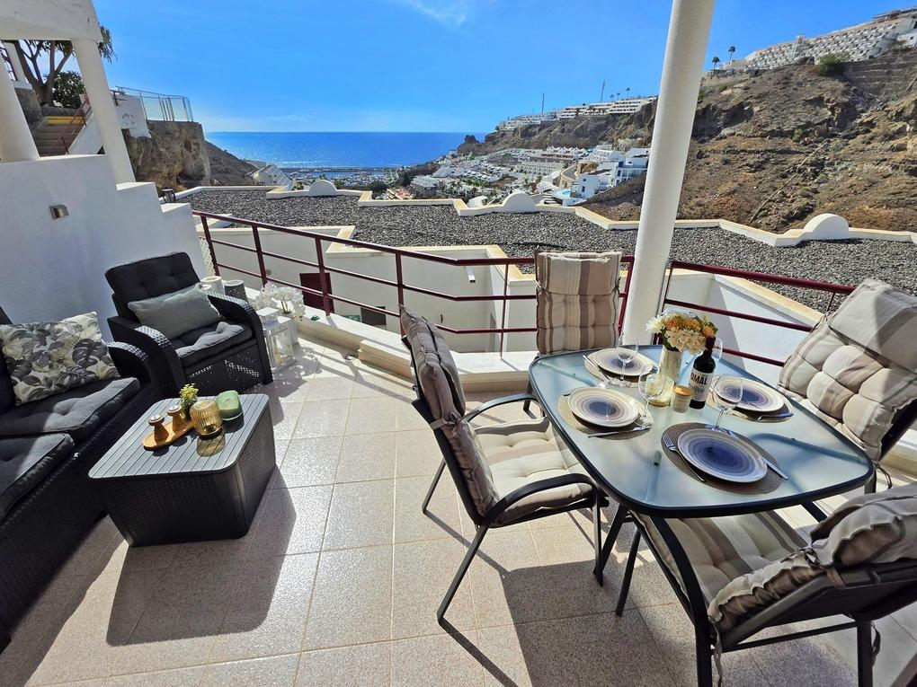 Apartment  zu kaufen in  Puerto Rico, Gran Canaria mit Meerblick : Ref A968S