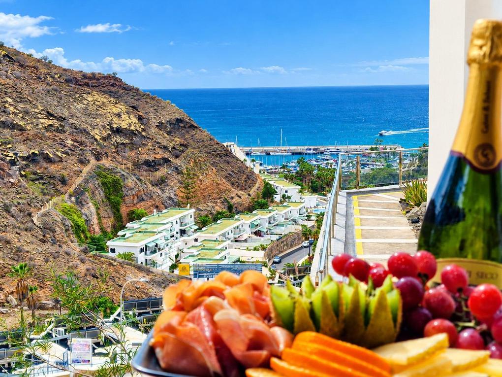 Lägenhet till salu  i  Puerto Rico, Gran Canaria  med havsutsikt : Ref A974SI