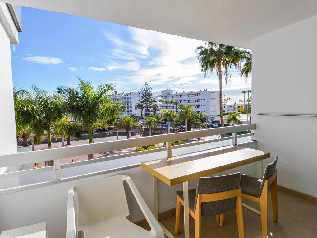 Terrasse : Appartement en vente à  Playa del Inglés, Gran Canaria  avec vues sur mer : Ref S0003