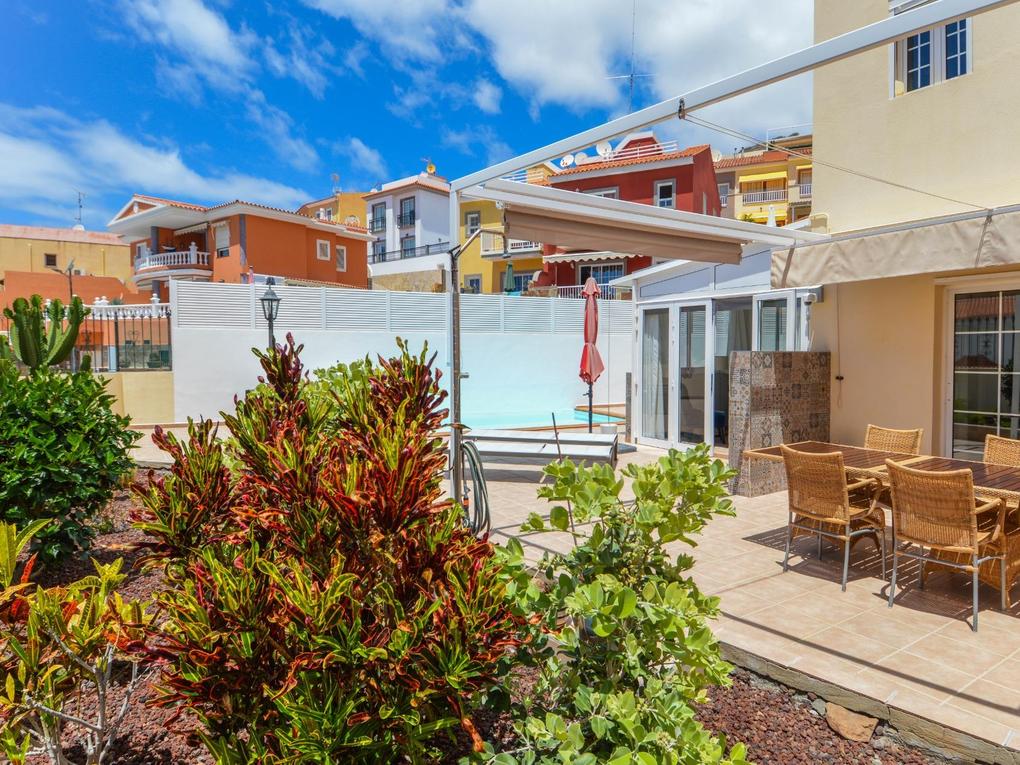 Garten : Reihenhaus  zu kaufen in  Arguineguín, Loma Dos, Gran Canaria mit Garage : Ref S0180