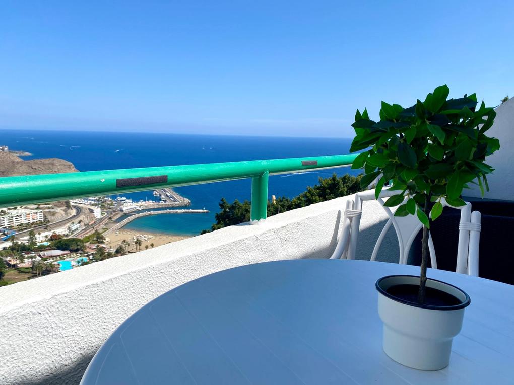 Vistas : Apartamento  en venta en  Puerto Rico, Gran Canaria con vistas al mar : Ref S0189