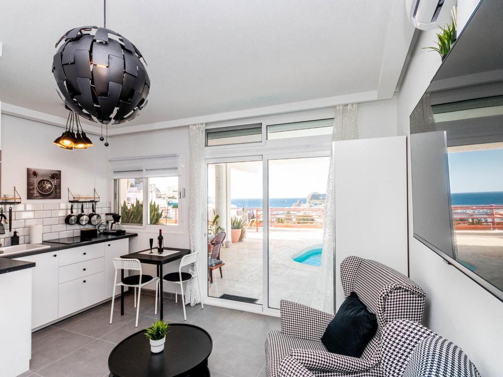 Stue : Leilighet til salgs i Puerto Rico, Gran Canaria : Ref S0245