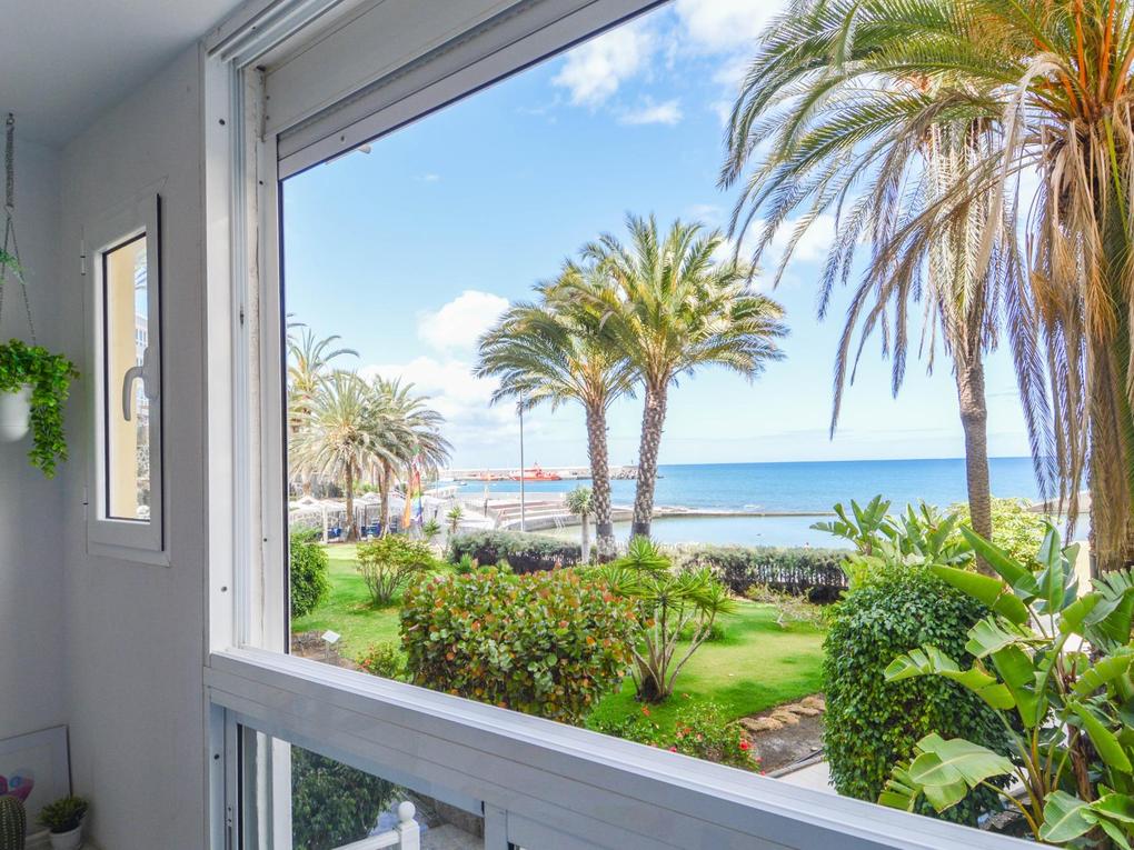 Terrace : Studio for sale in  Arguineguín Casco, Gran Canaria , seafront with sea view : Ref S0268